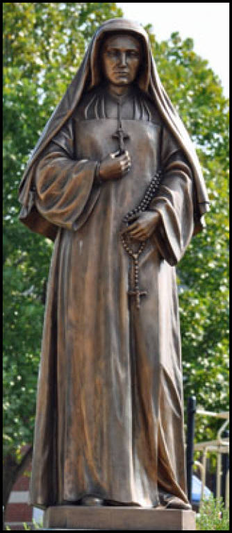 Saint Mother Theodore Guerin statue